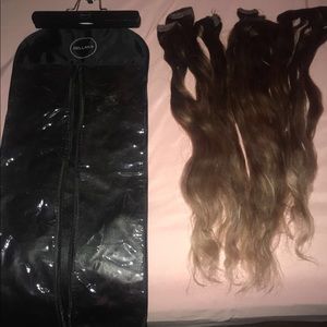 Bellami extensions 22” 220 grams ombré